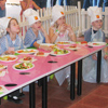 Brisbane Markets Ekka kid's cooking tables