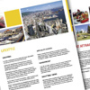 Kobe City brochure template design