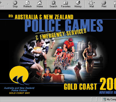 Qld Police Games website design