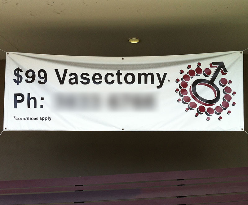 Quality convenience or price $99 vasectomy